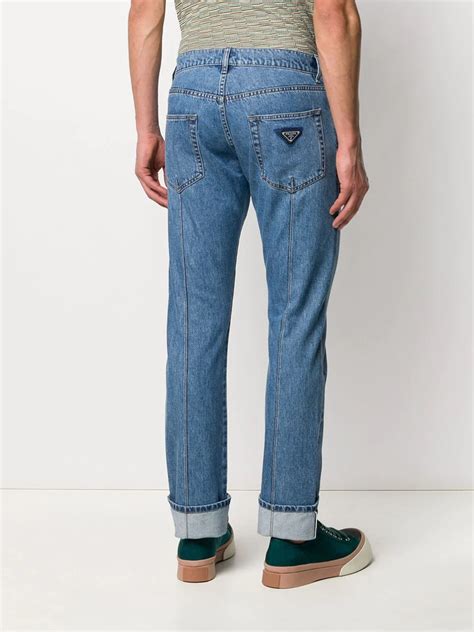 prada boot cut jeans|Prada.